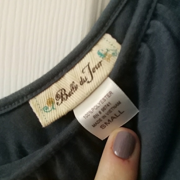 One shoulder sundress with belt - Picture 2 of 4